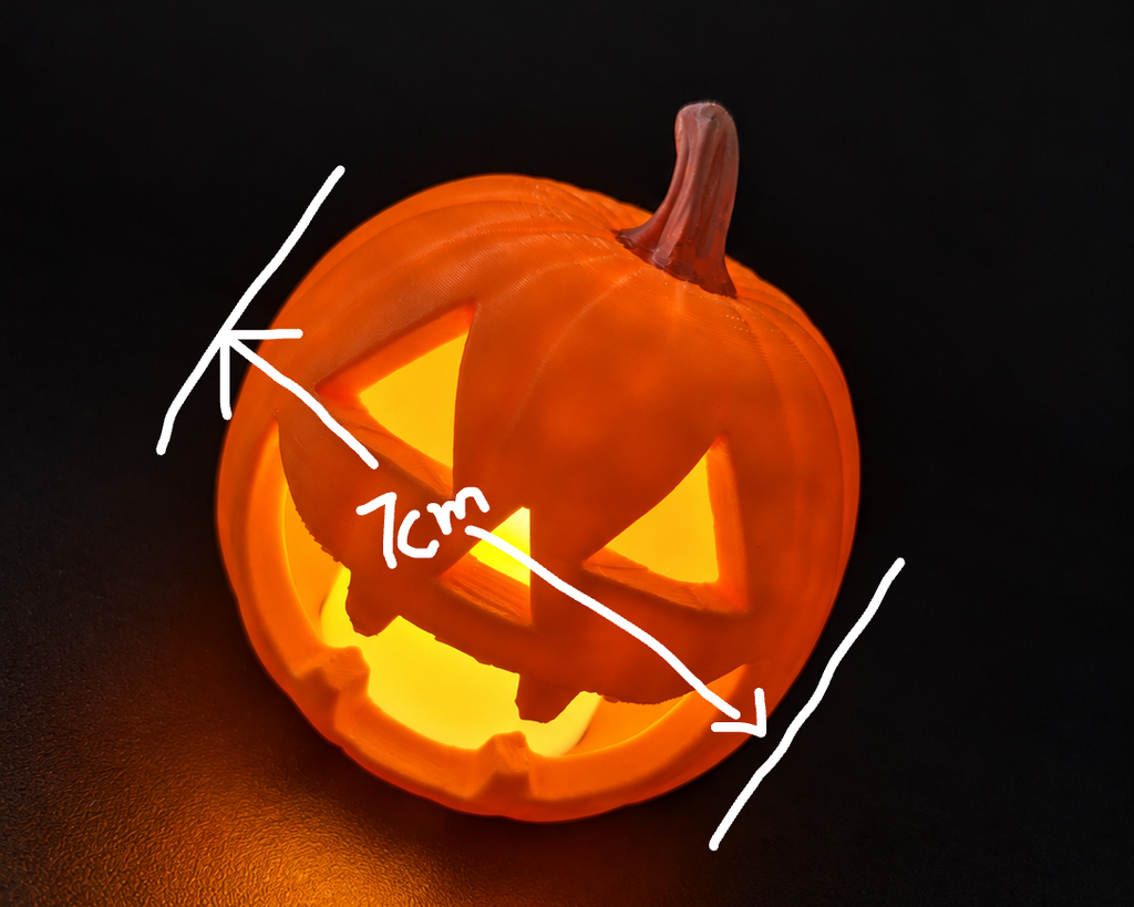 Glowing Halloween Pumpkin Lantern 🎃