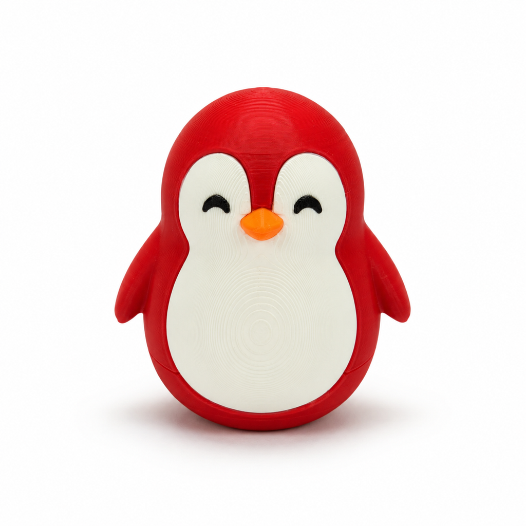 Cute Wobble Penguin Desk Toy