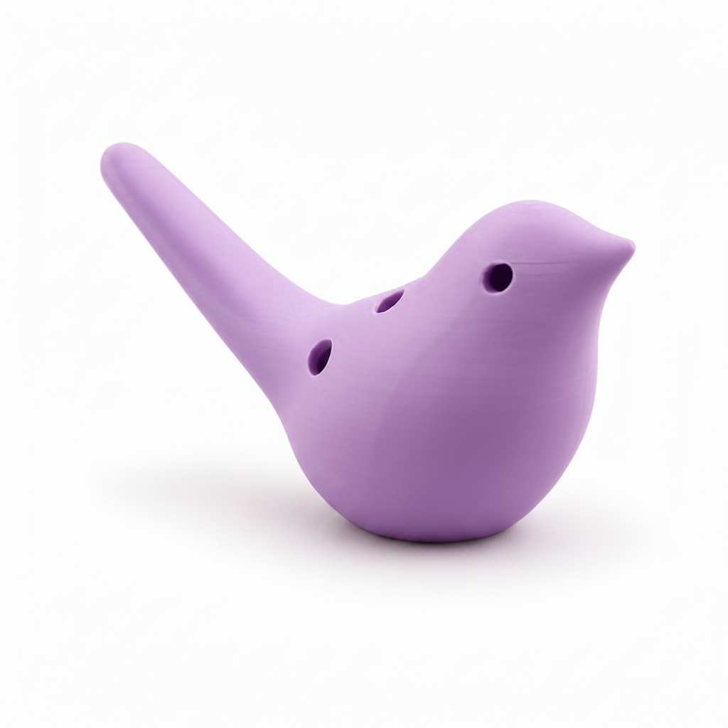 Lavender Purple Bird Ocarina