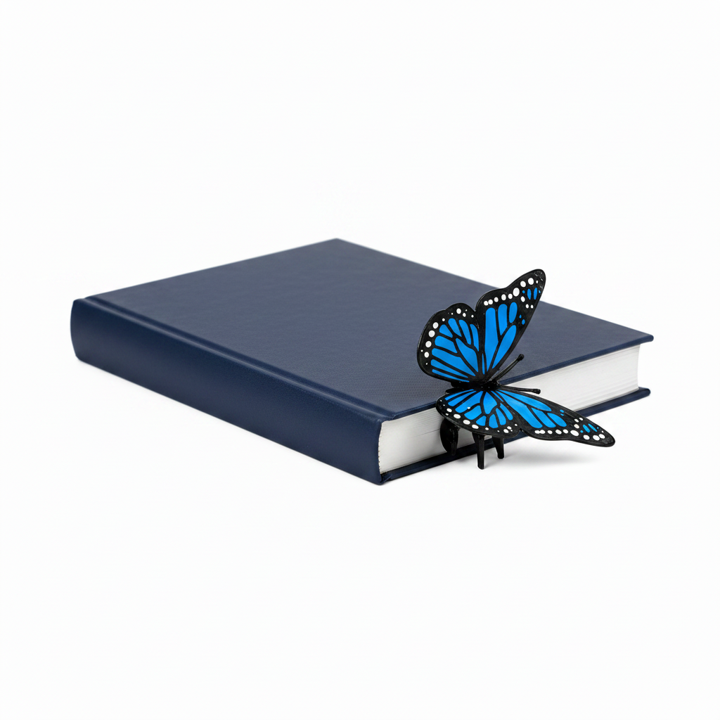 Blue Butterfly Top View