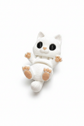 White Cat Figurine Cleaned Up