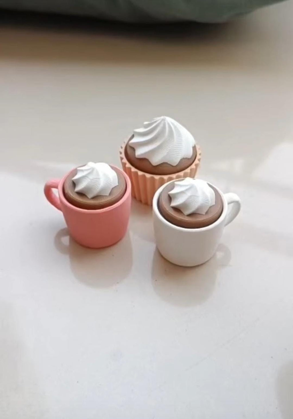Coffee mug Clicker Keychain