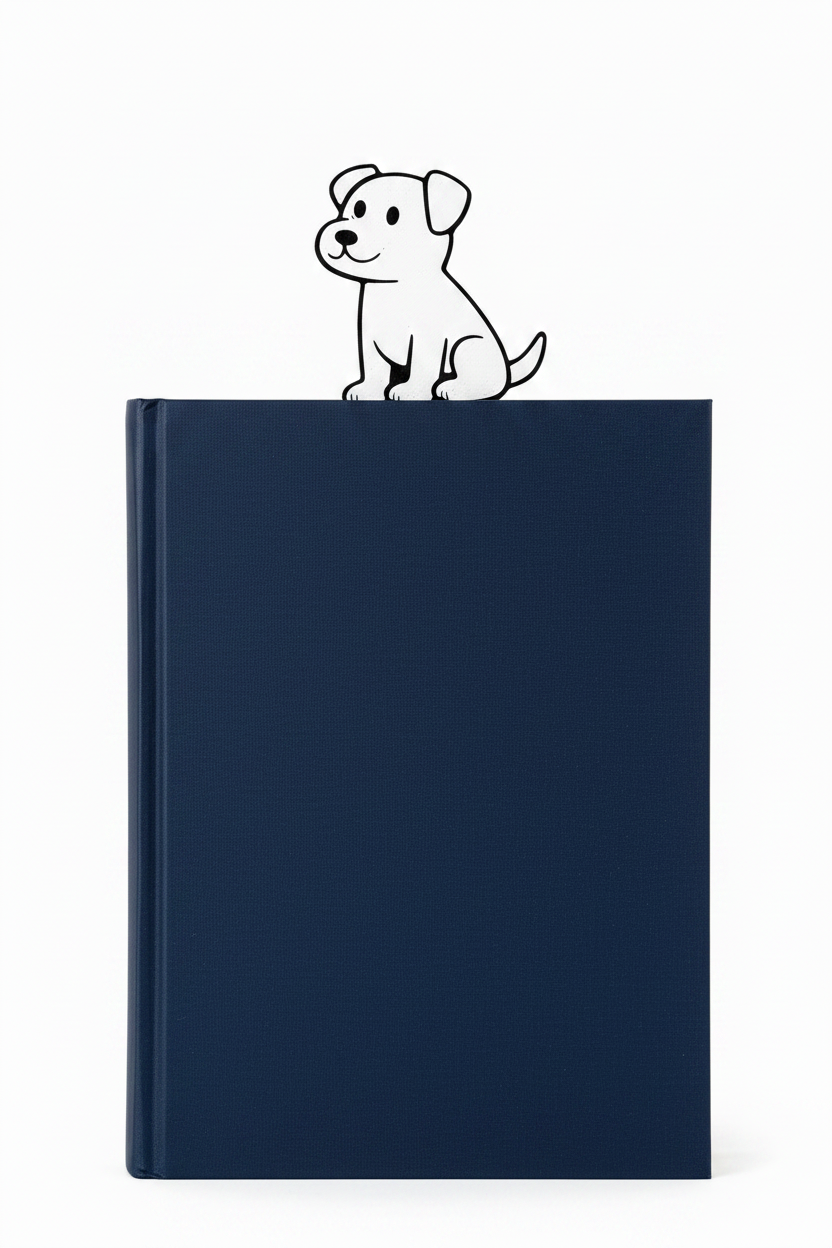 Dog Bookmark Clean Image