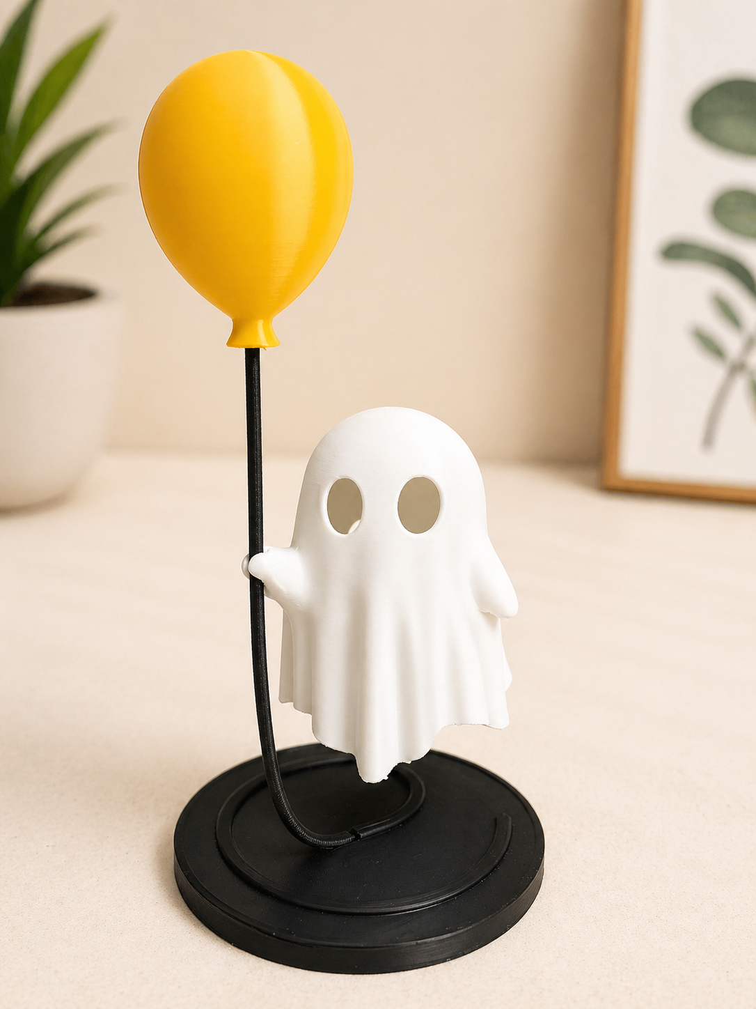 Ghost balloon lamp