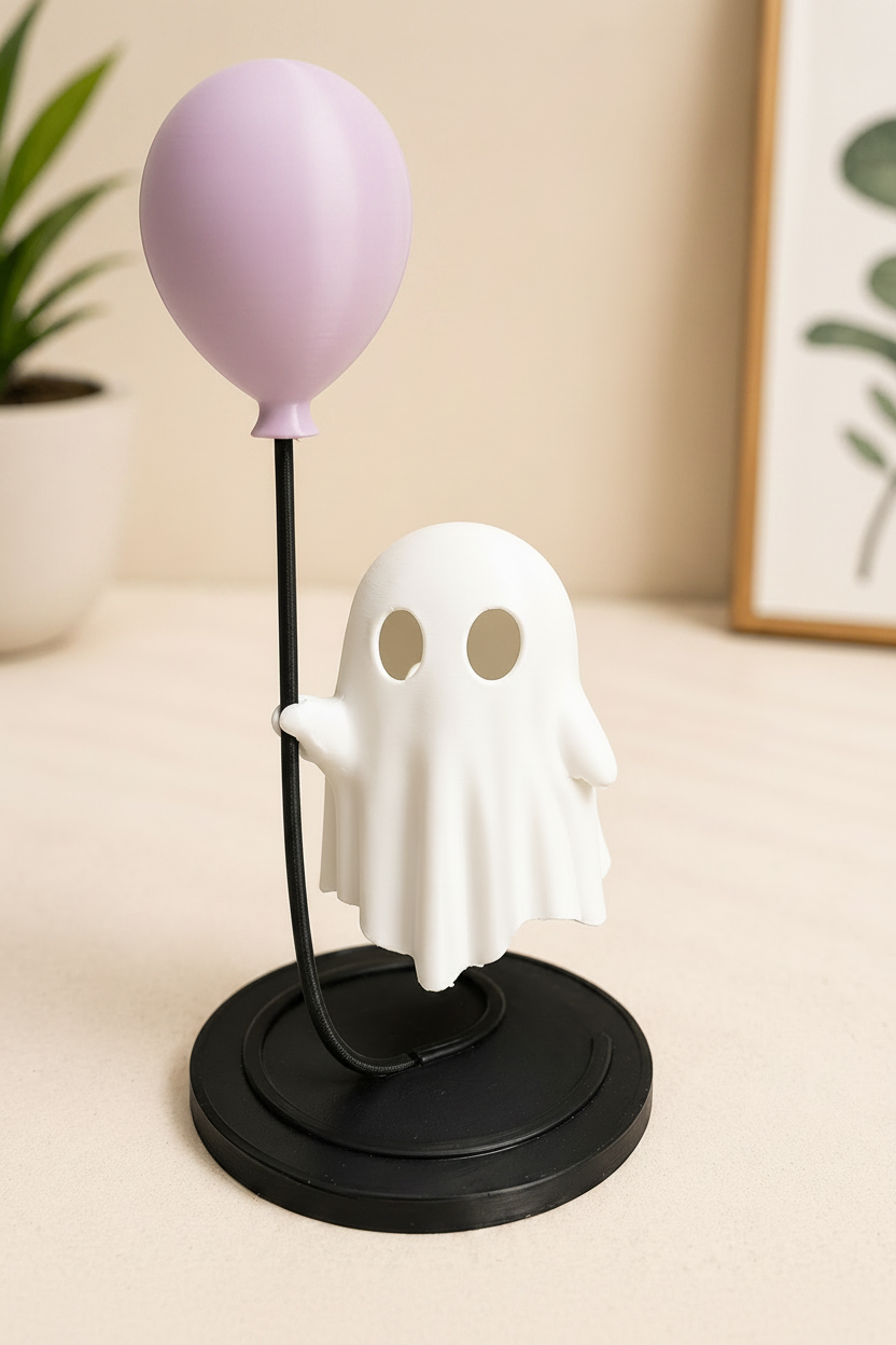 Lavender balloon ghost