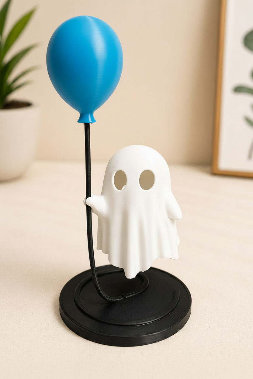 Blue balloon ghost