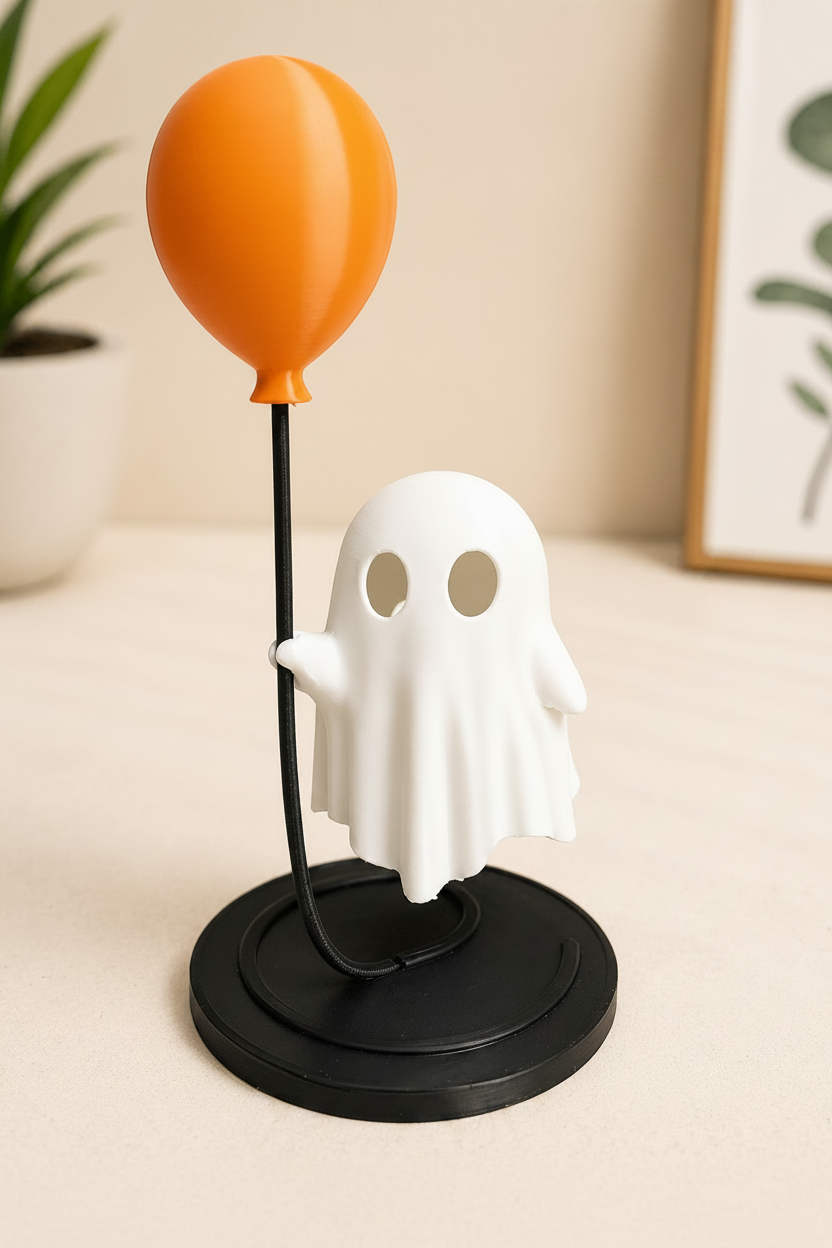Orange balloon ghost