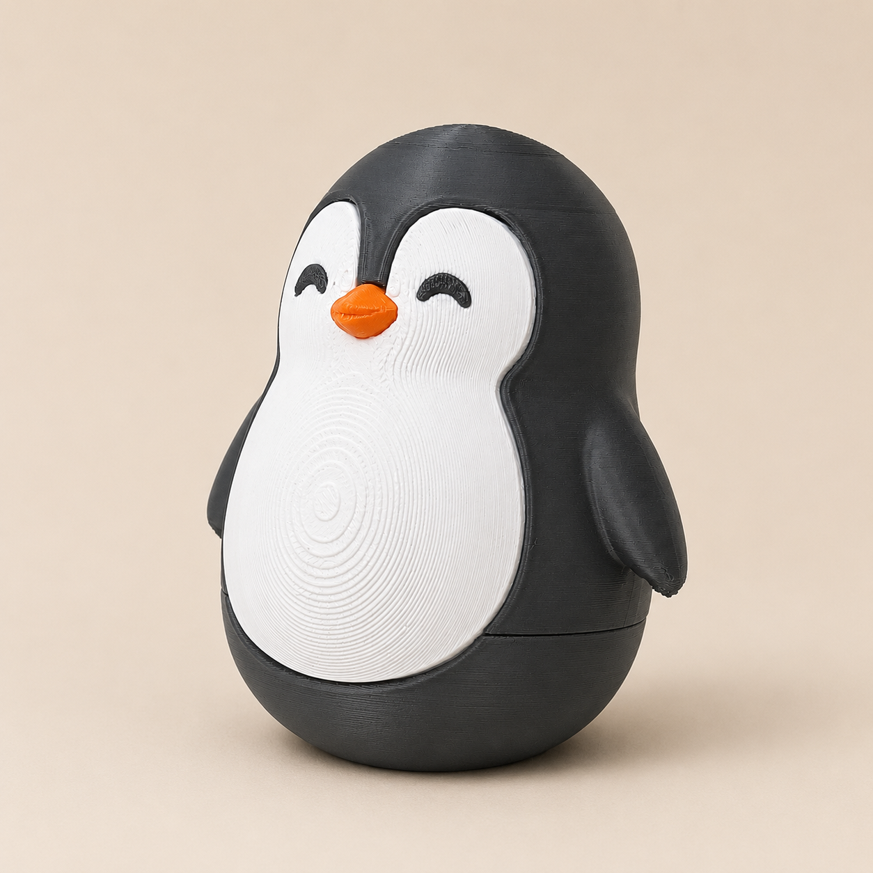 Cute Wobble Penguin Desk Toy