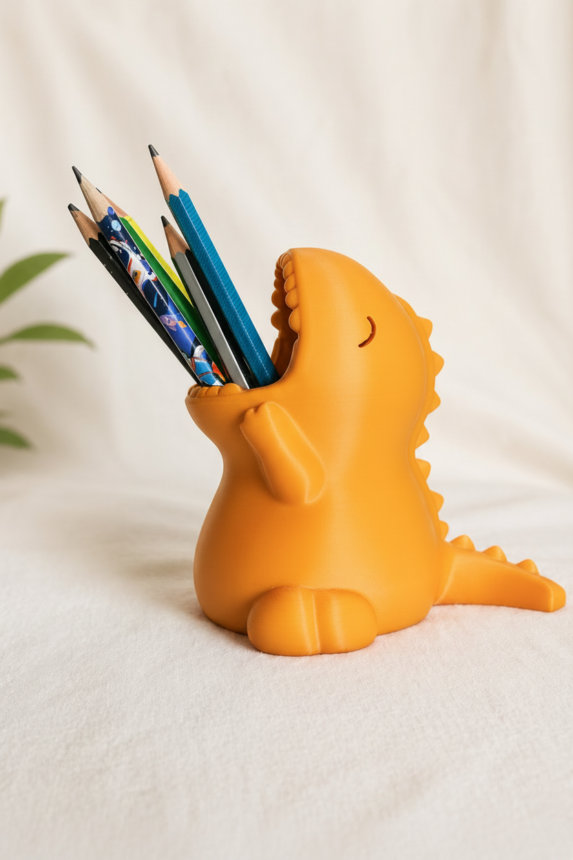 Orange dinosaur