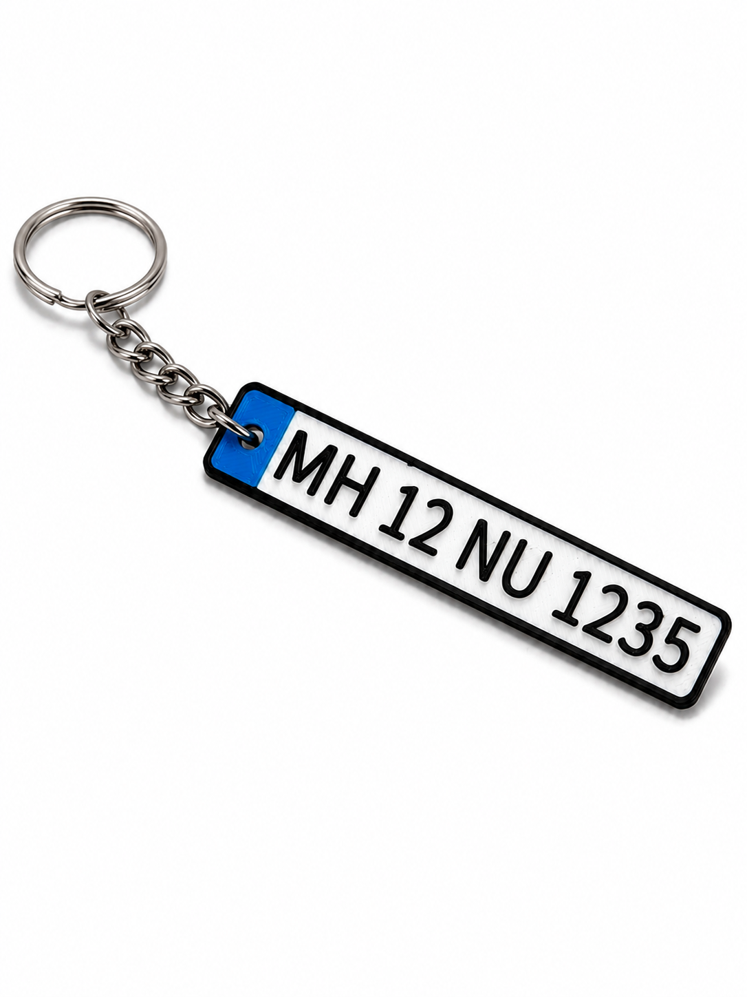 Personalized Number plate keychain