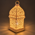 Geometric Moroccan LED Lantern