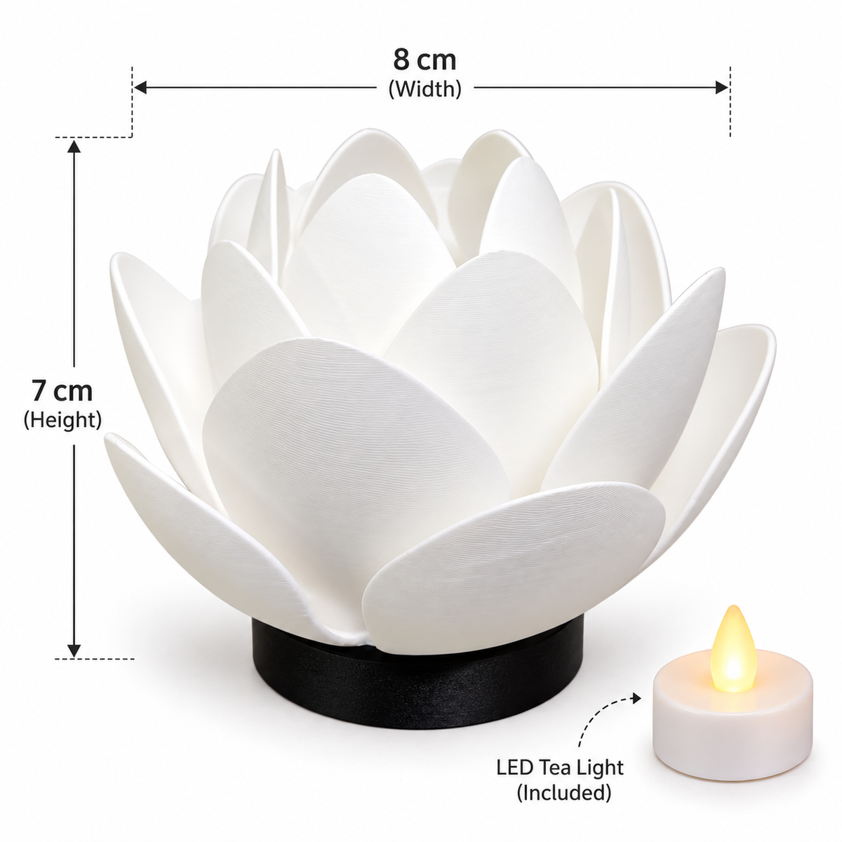 Lotus LED Tea Light Holder