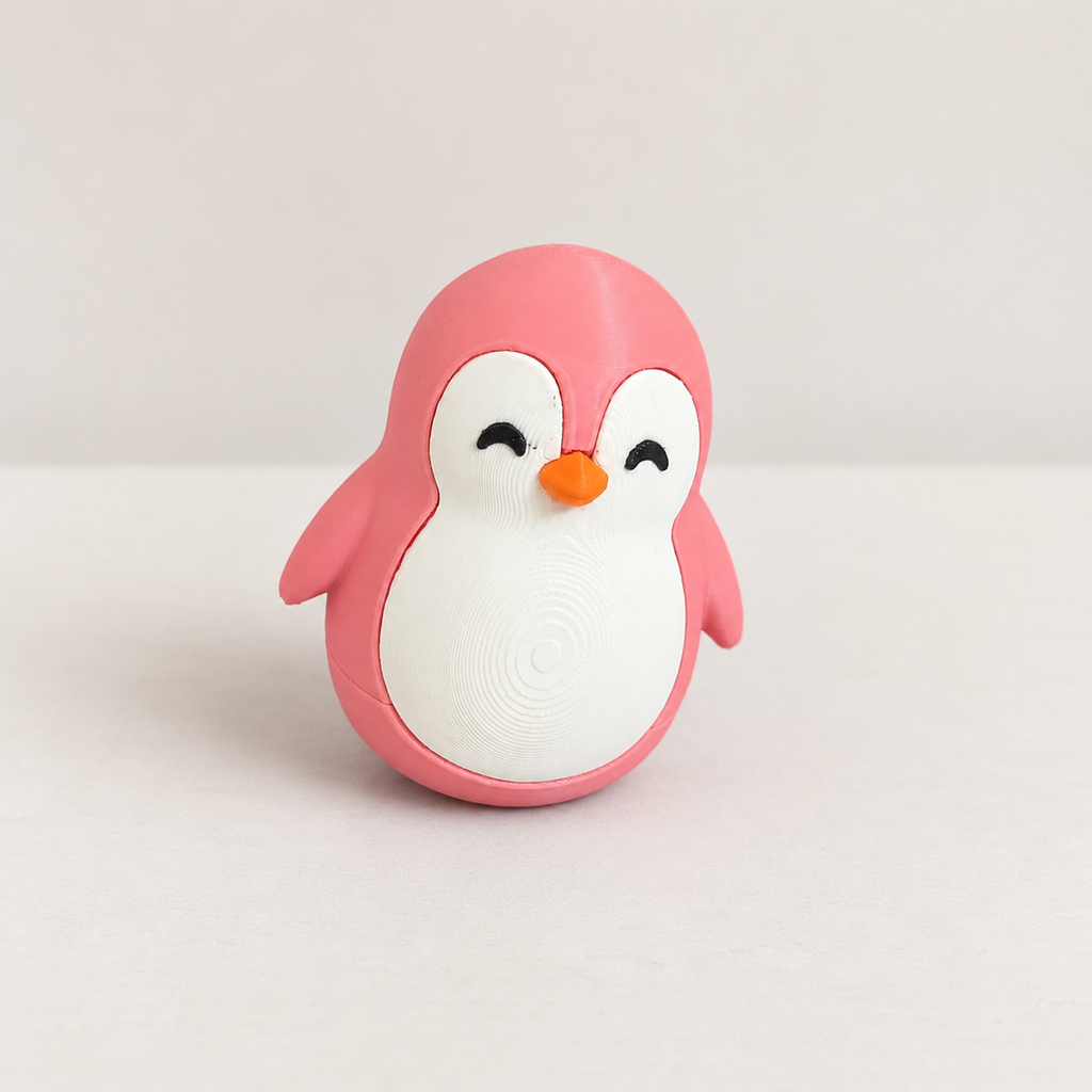 Cute Wobble Penguin Desk Toy