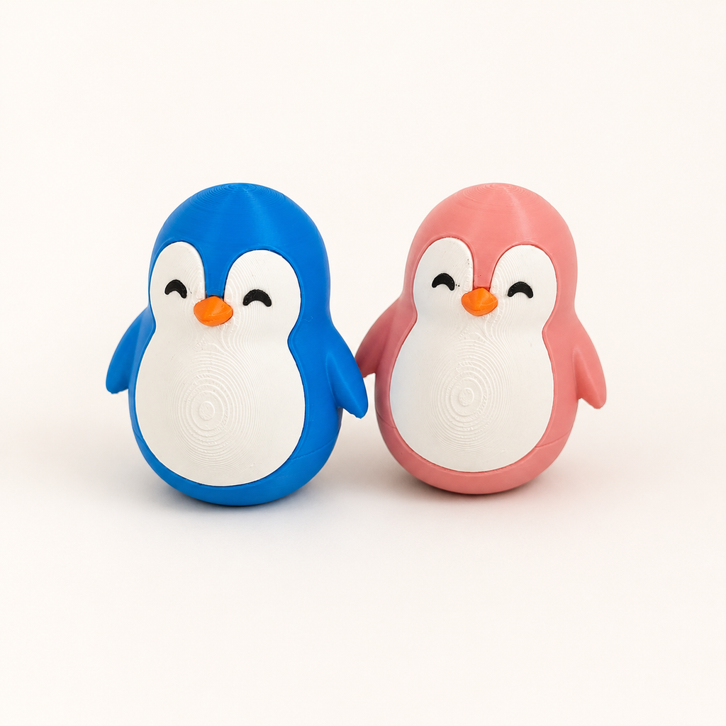 Cute Wobble Penguin Desk Toy