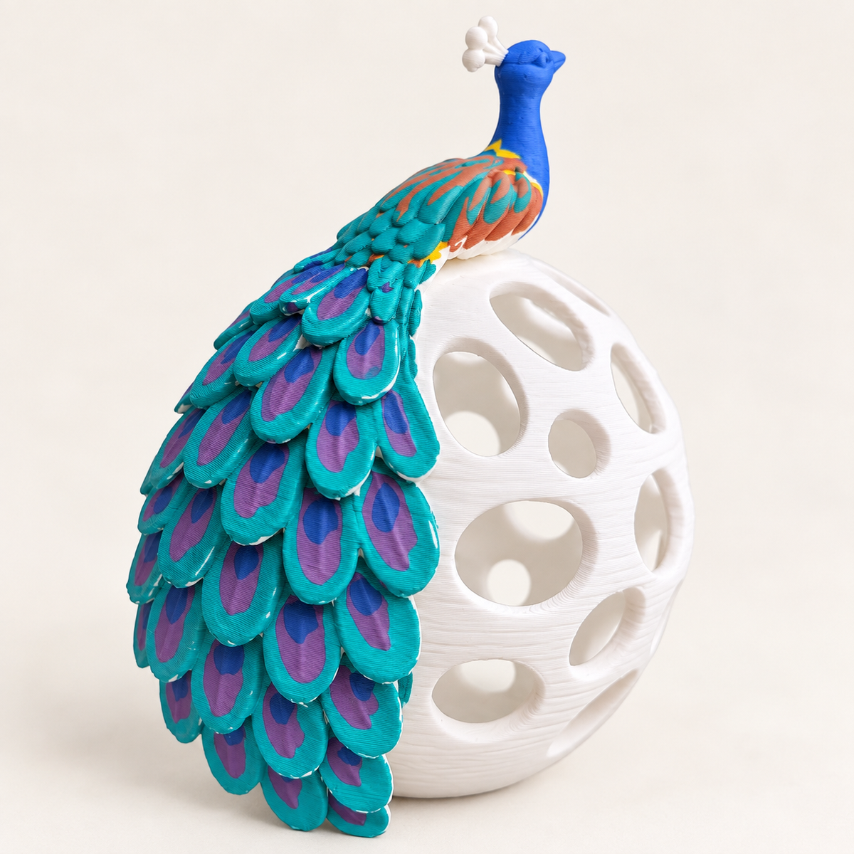 Peacock LED Decor Lamp