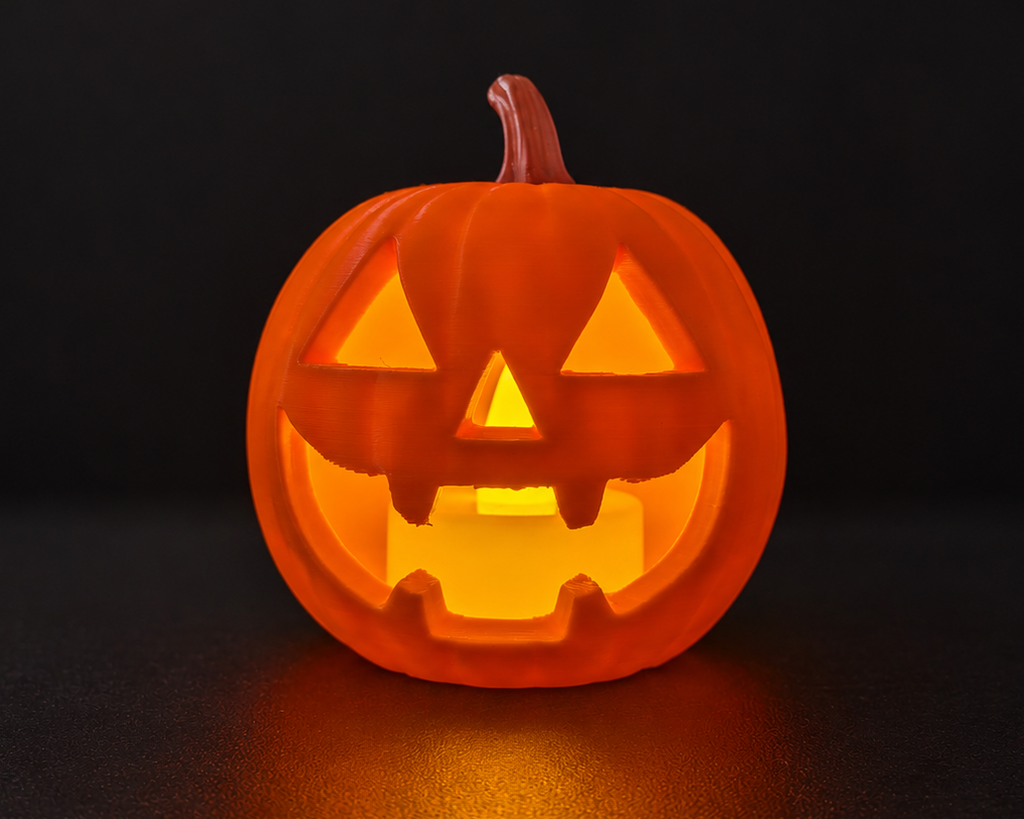Glowing Halloween Pumpkin Lantern 🎃