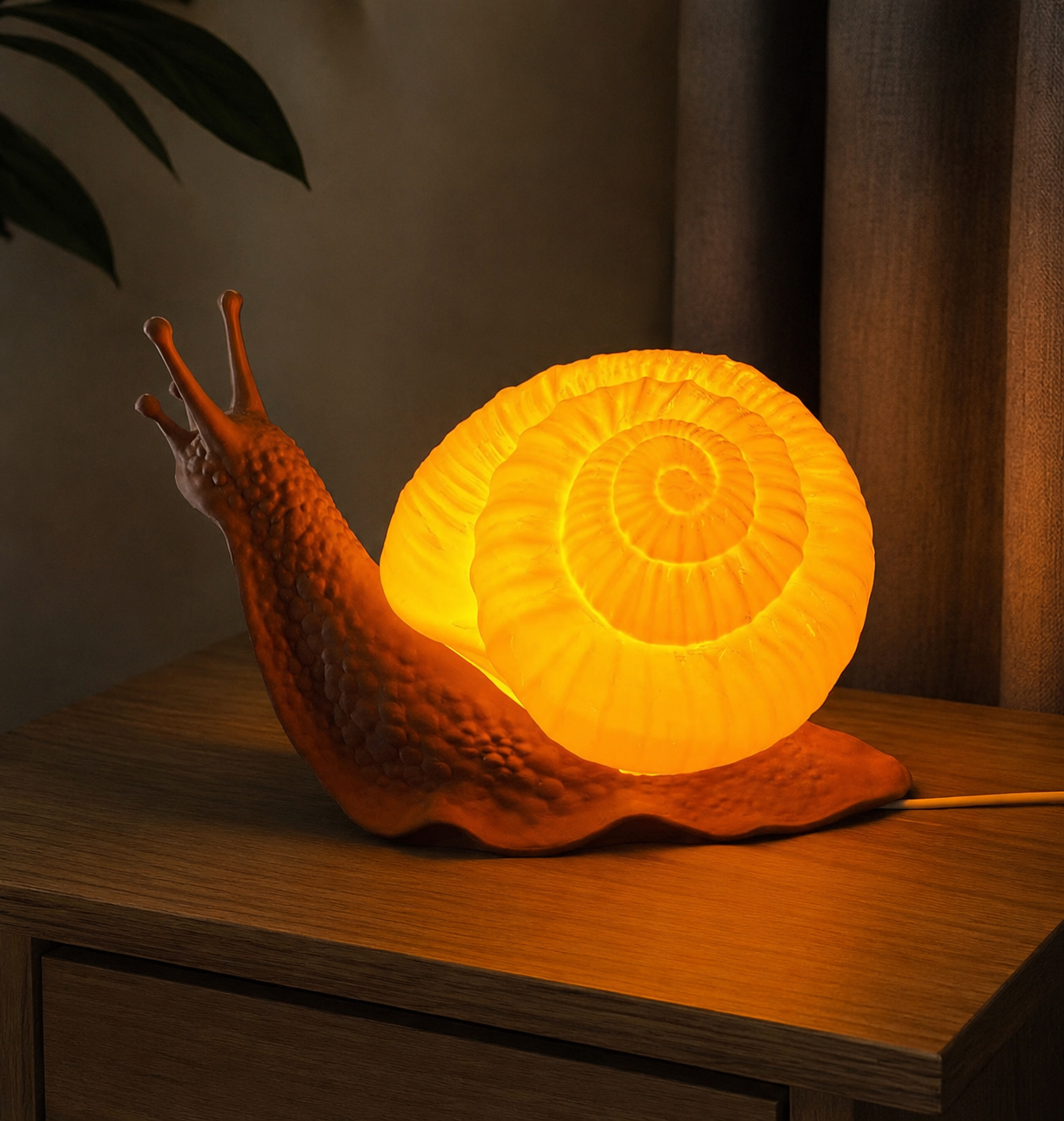 snail lamp